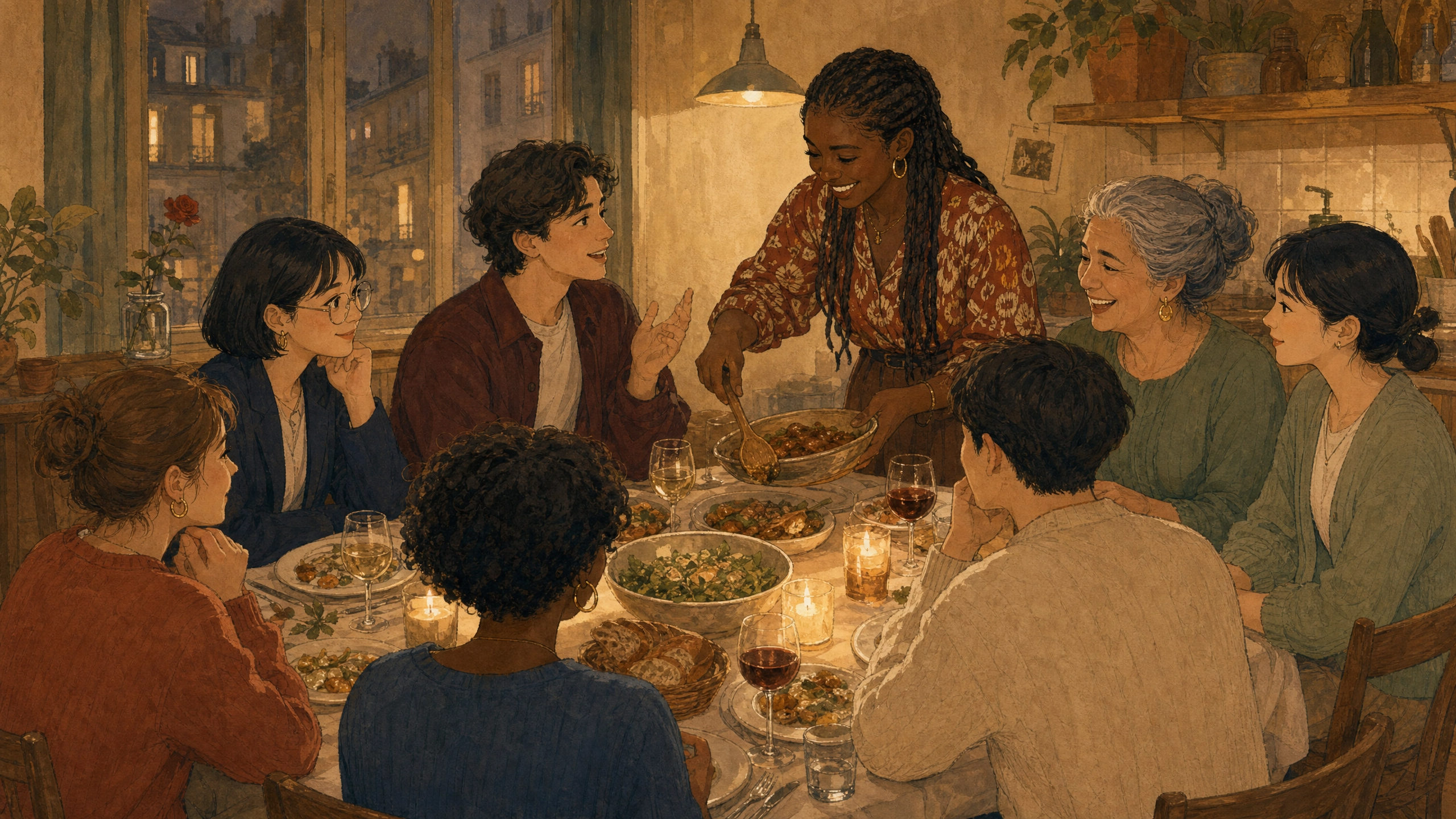 Shopping for the grand dinner