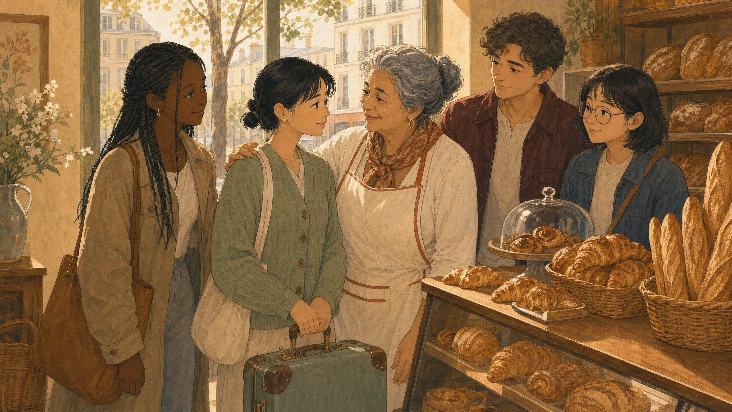Farewell — the last evening in Paris